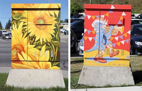 electrical boxes in cities|how to paint electrical boxes.